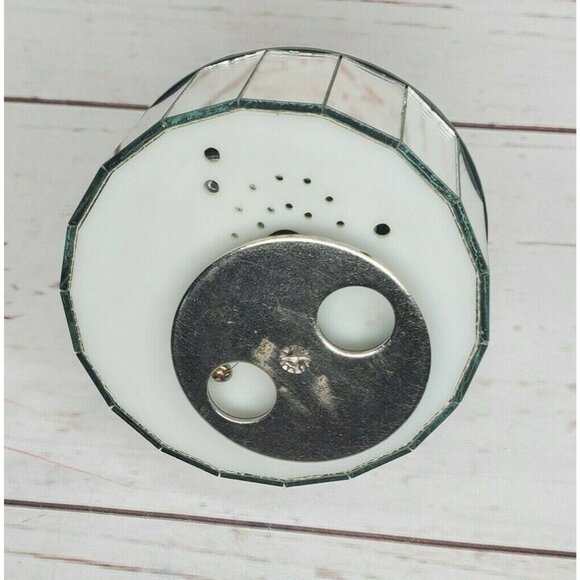 Gold-Tone Bird Figurines on Mirrored Rotating Base | Elegant Decorative Piece - Picture 7 of 12